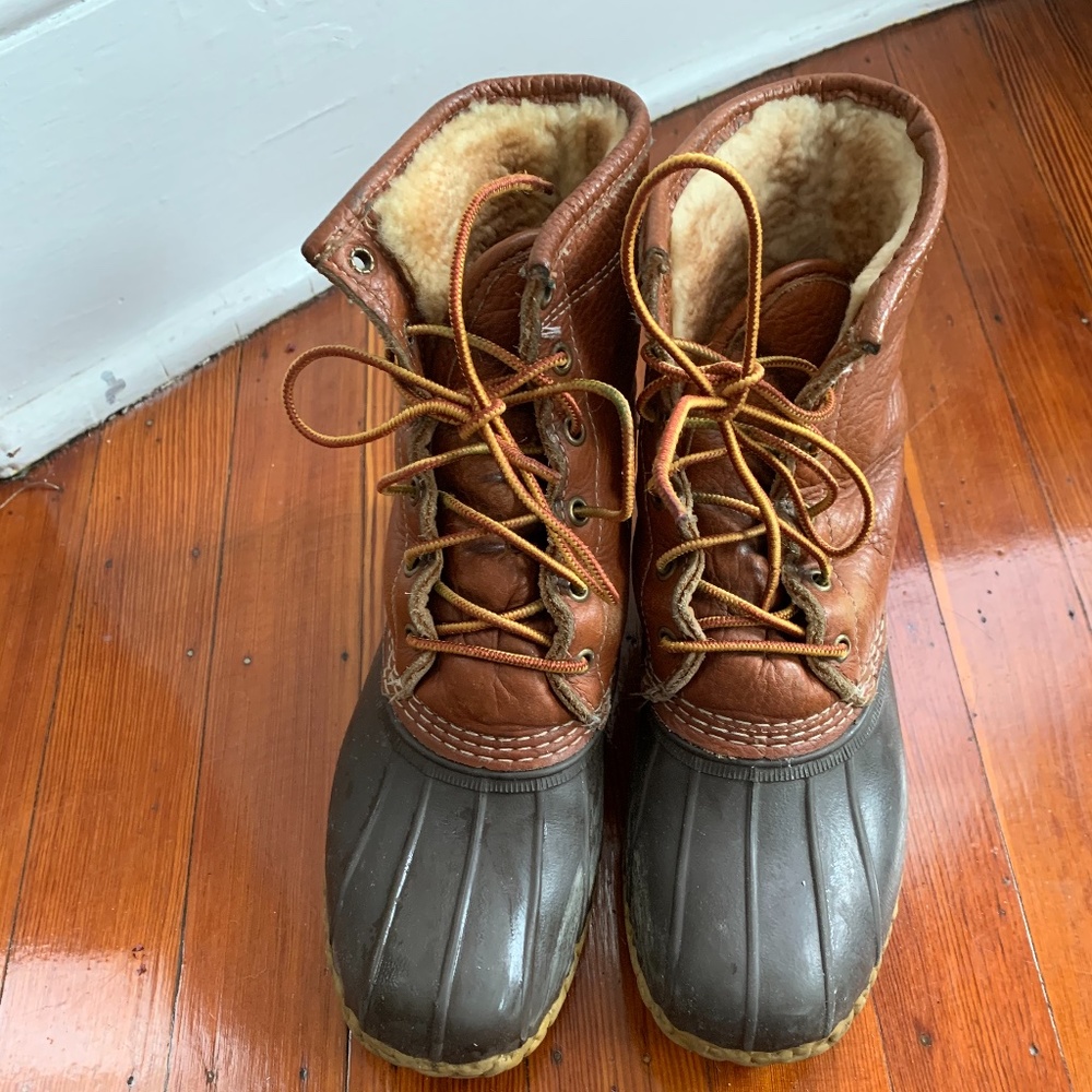 L.L.Bean Boots shearling lined